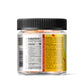 Infused by LEVO Be Well Gummies orange flavored with immunity support. Closed bottle of gummies back panel.